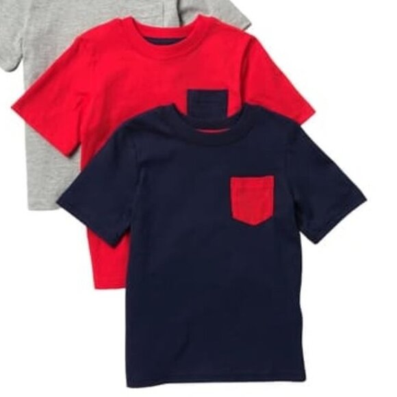 🎁 Joe Fresh Assorted Pocket Tees - Set of 2 - Picture 1 of 4